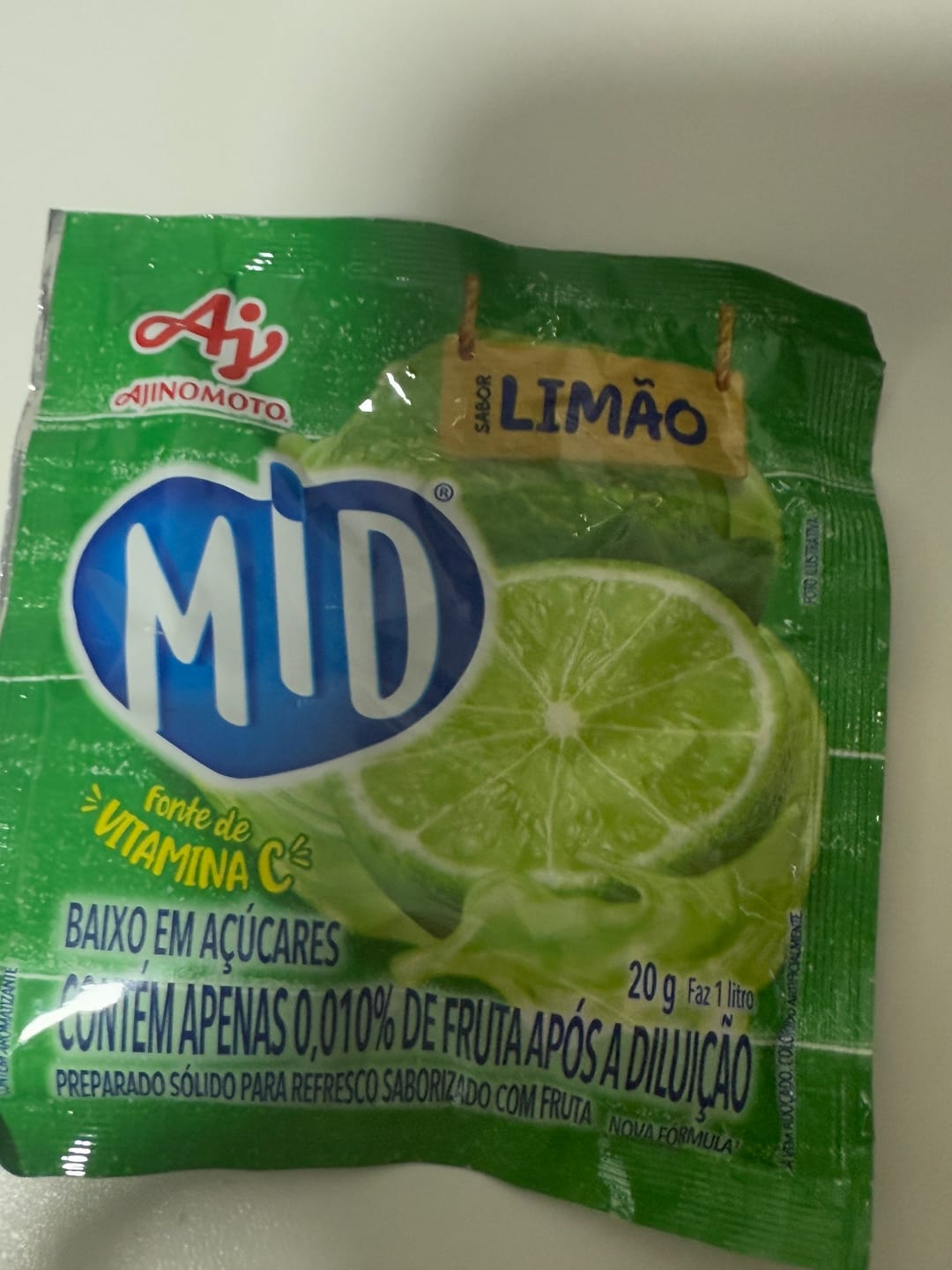 Customer photo review of Suco Mid Limao 20g.(Zumo en polvo limón)