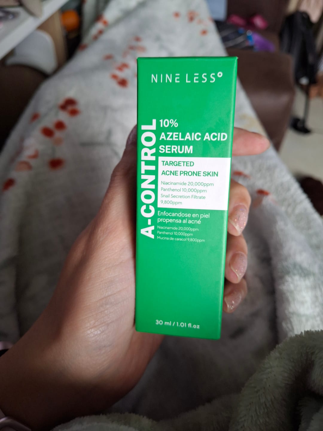 Customer photo review of A-control 10% Azelaic Acid Serum
