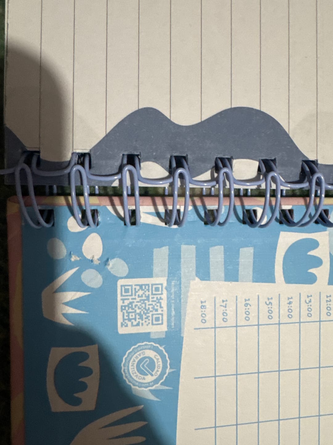 Customer photo review of Mooving Notes - Libreta Espiral A5 Líneas Stitch