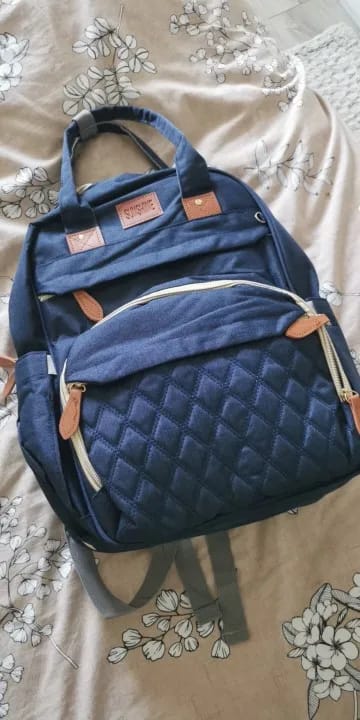 Customer photo review of Mochila con Cuna Portable para Bebé