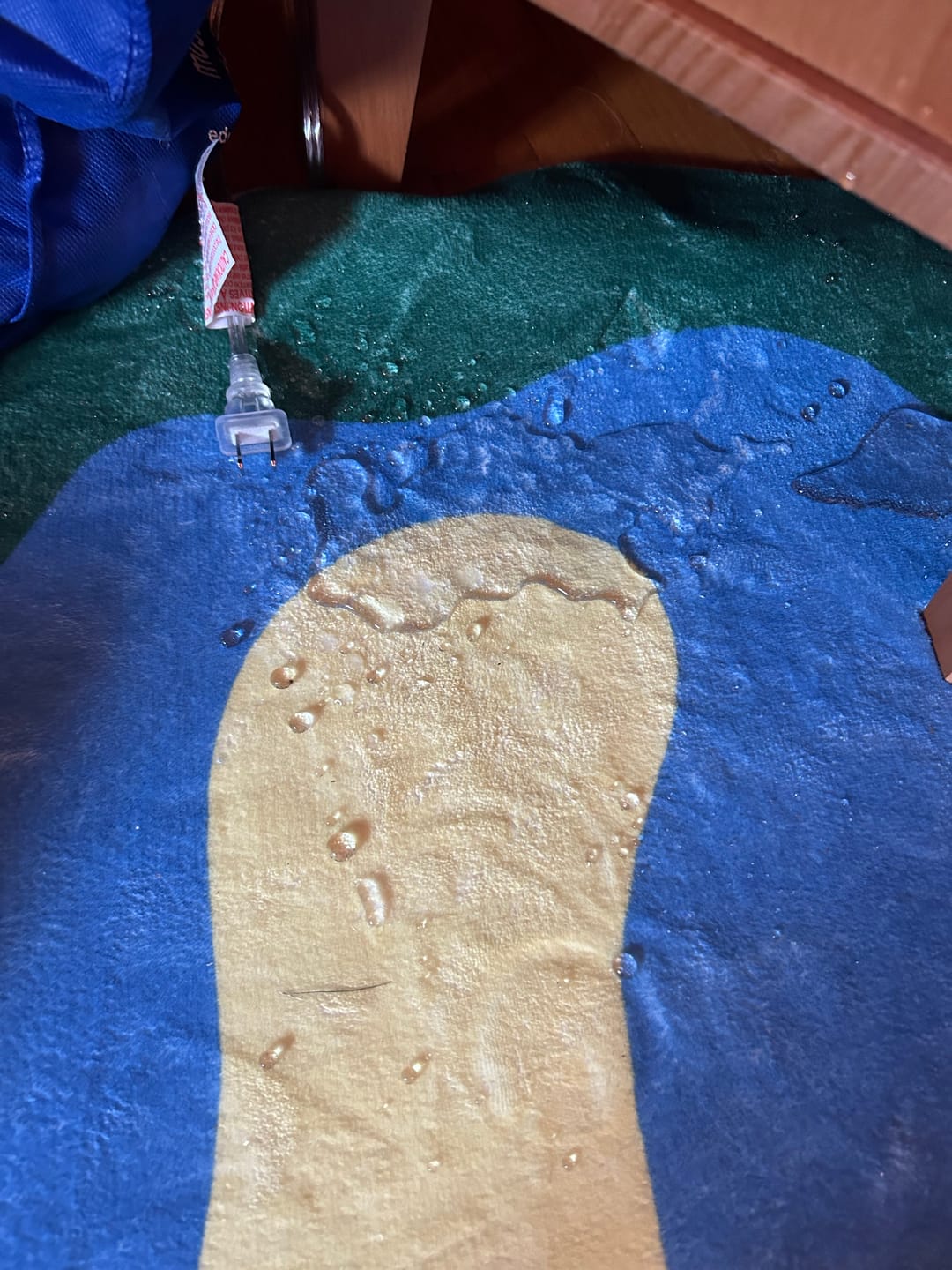 Customer photo review of Irregular Botanical Garden Floral Rug by Maggie Stephenson
