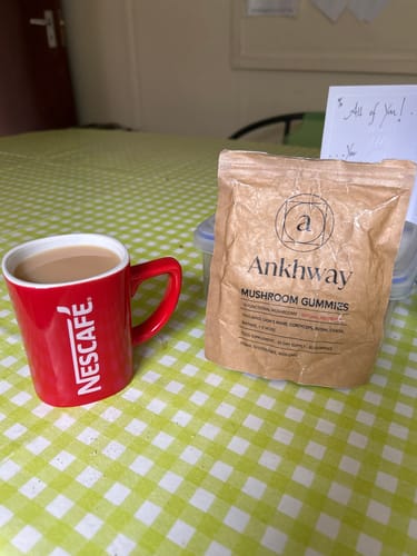 Customer photo review of 2-Month Mushroom Gummies