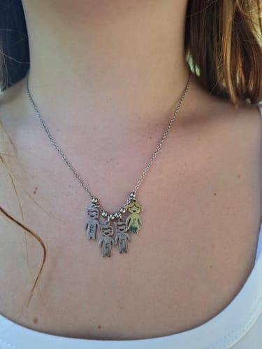Customer photo review of Necklace: Family Bond