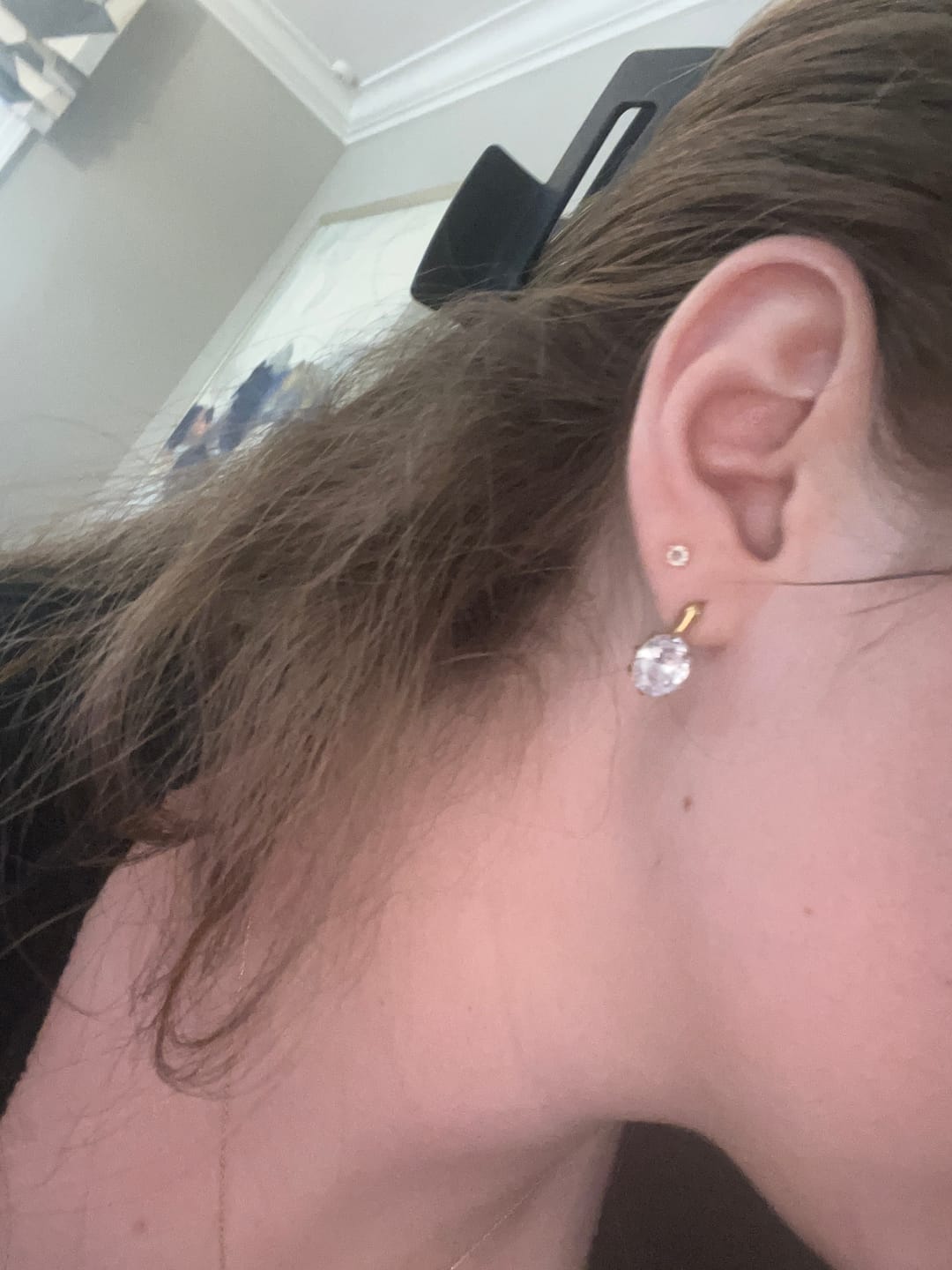 Customer photo review of The Romy Earrings