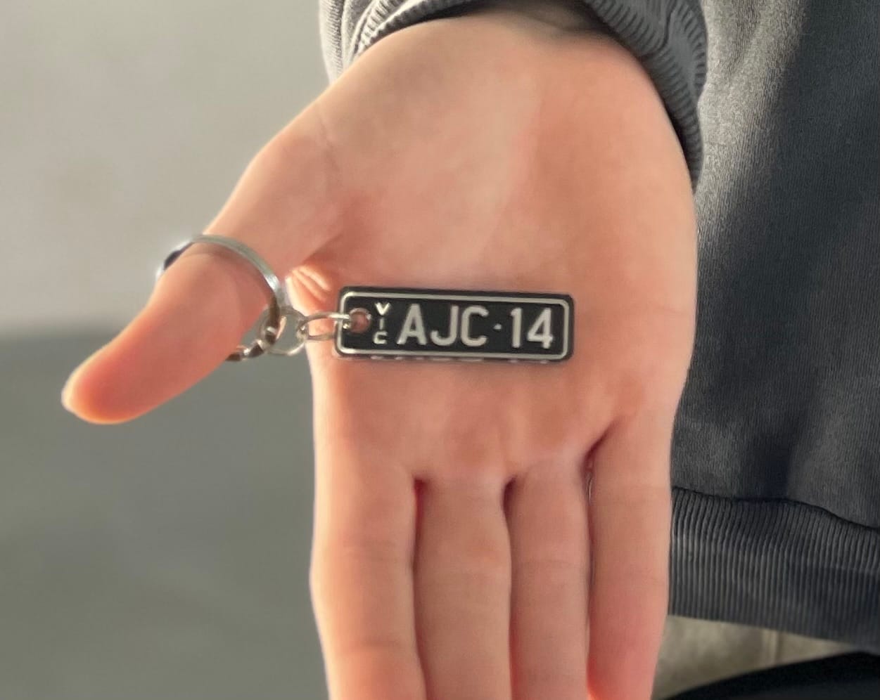 Customer photo review of VIC HSV Licence Plate Custom Keychain