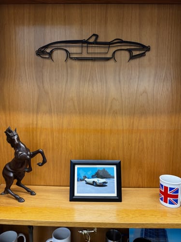 Customer photo review of XKE Convertible 1967 Detailed Silhouette Metal Wall Art
