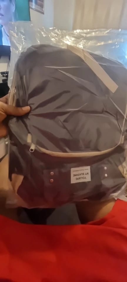 Customer photo review of Mochila con Cuna Portable para Bebé
