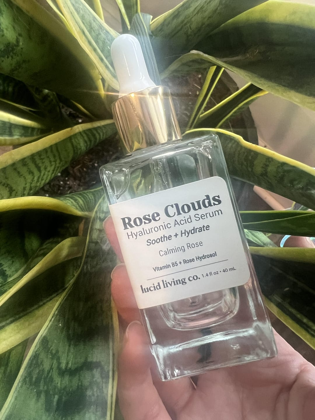 Customer photo review of Rose Clouds Hyaluronic Acid Serum
