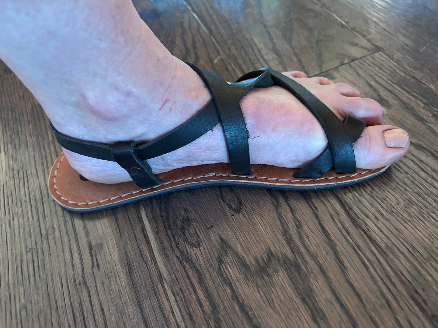 Customer photo review of Carmel Barefoot - Nero