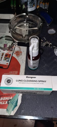 Customer photo review of Medivita Lungenklar Spray