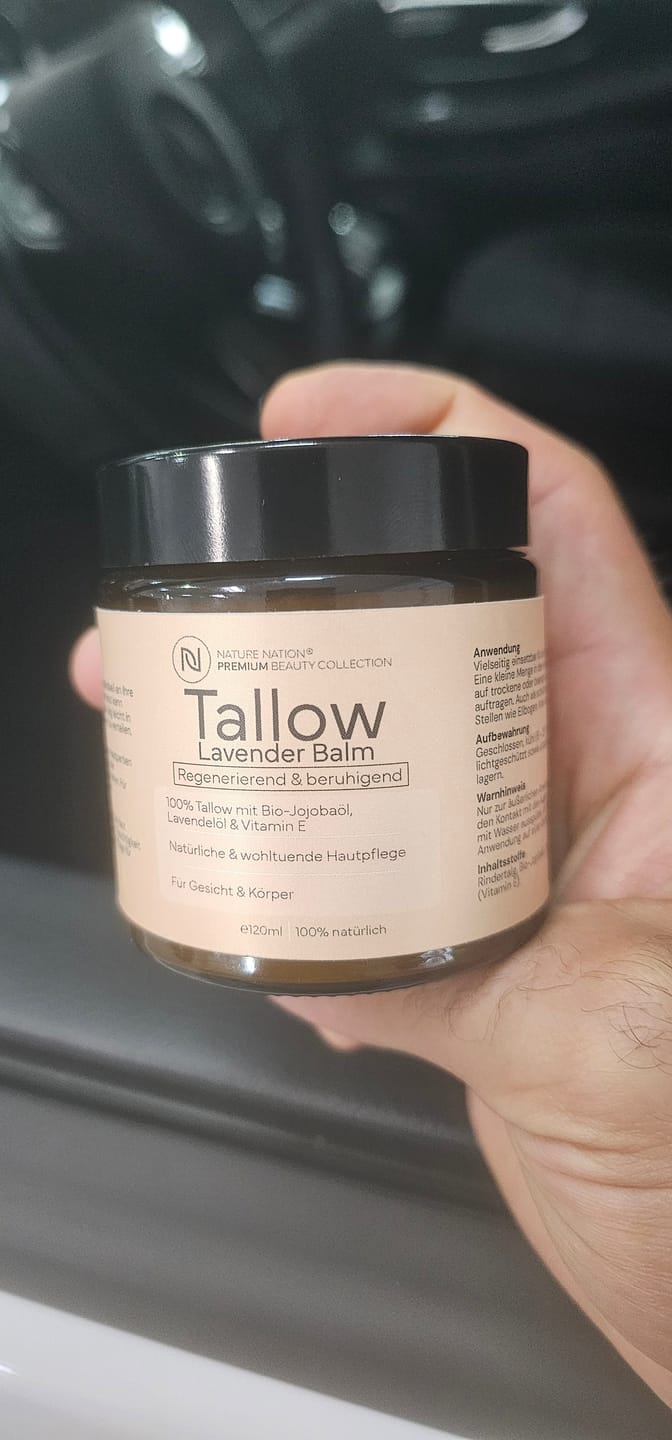 Customer photo review of Tallow Rindertalg Creme Lavendel – 100% natürliche Hautpflege Unparfümiert