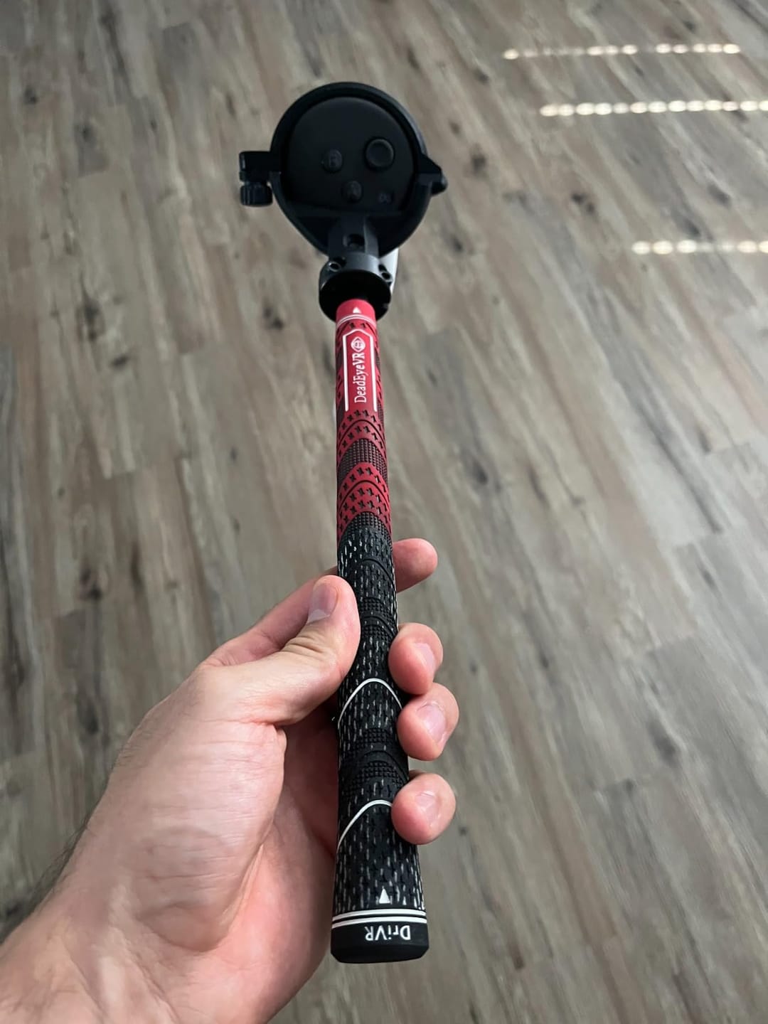 Customer photo review of DriVR - VR Golf Club Handle Accessory - Quest 3/3s - Pro