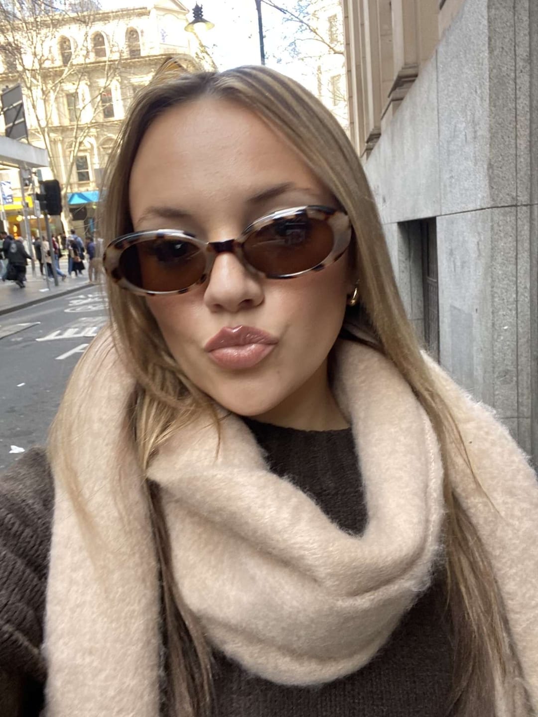 Customer photo review of Nude Glow Lip Gloss