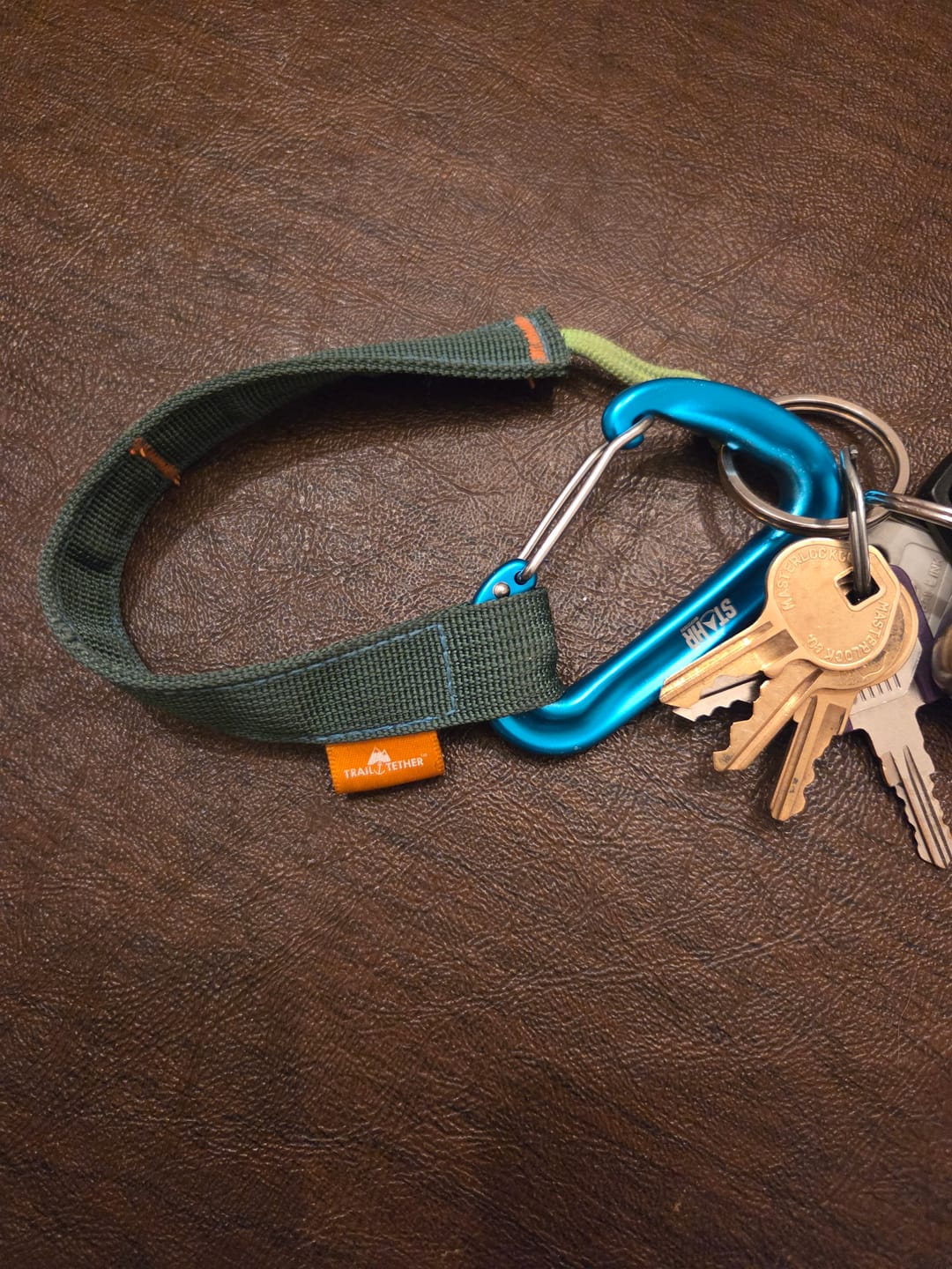 Customer photo review of Trail Tether: Hiking-Rated Pacifier Clip and Multi-Use Strap