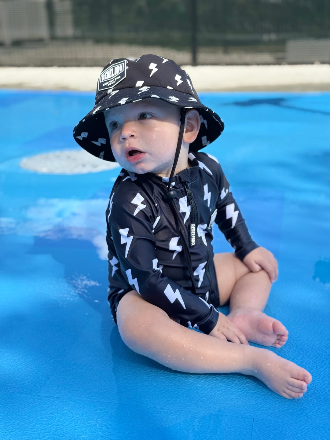 Customer photo review of UPF50+ Swim Romper in Jagger
