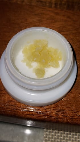 Customer photo review of Blueberry Pancake THCA Crumble