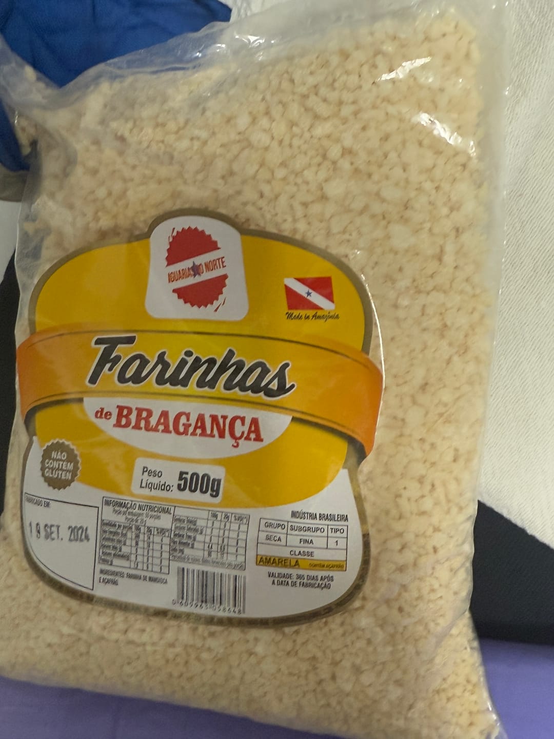 Customer photo review of Farinha de Bragança iguarias do norte 500g