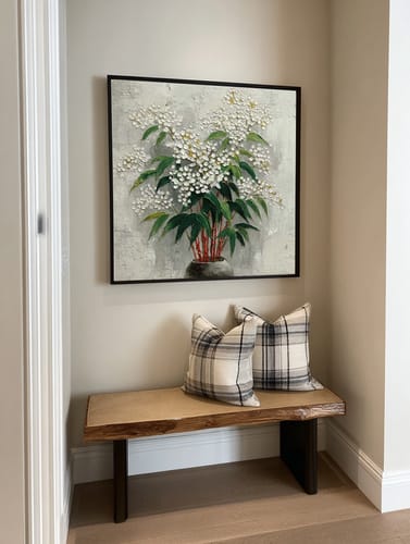 Customer review photo for Plaster Art Texture Painting #SG497