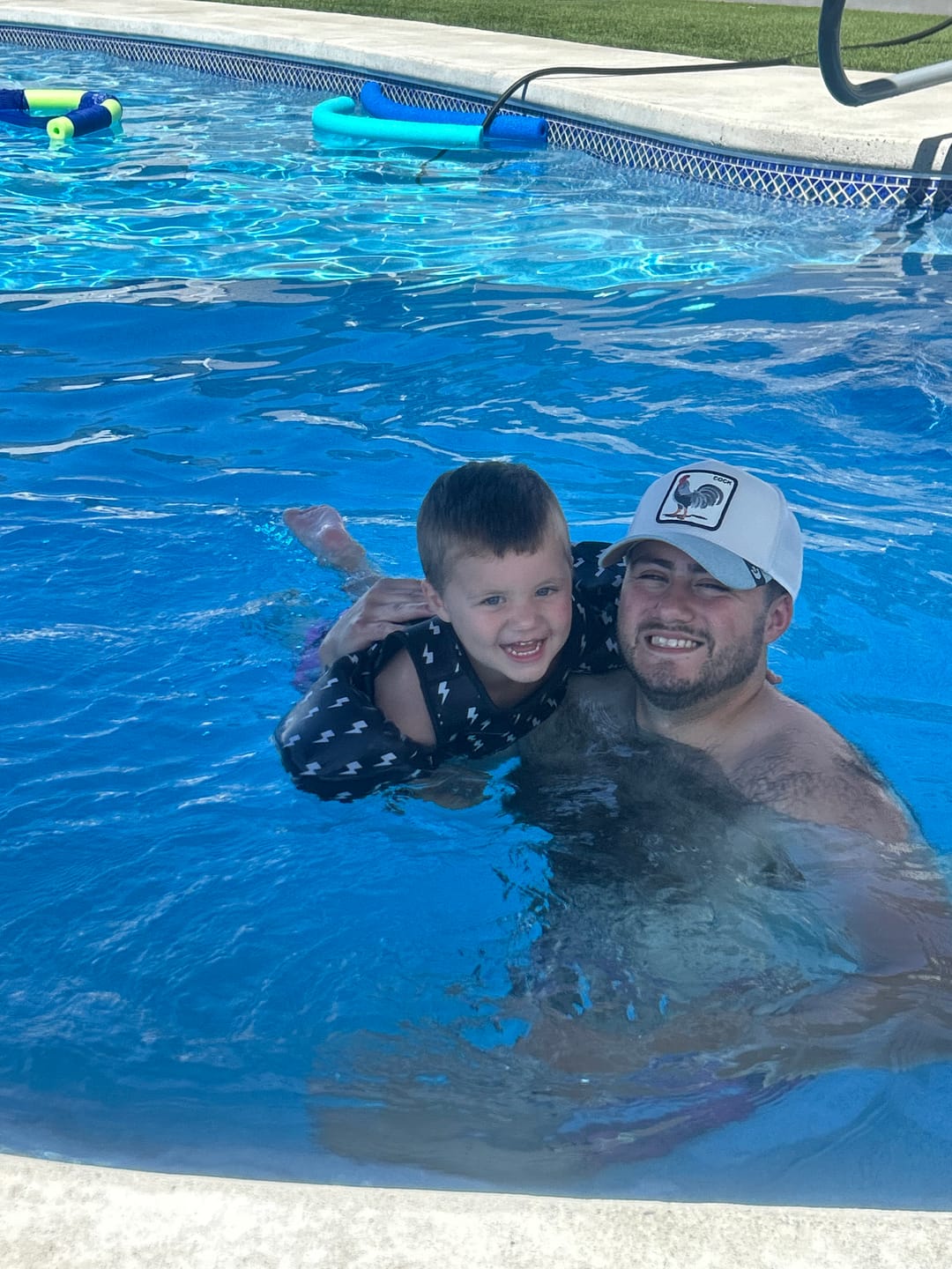 Customer photo review of Neoprene Kids Arm Float in Jagger