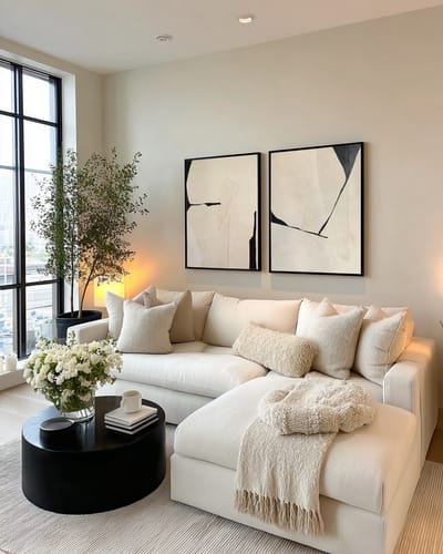 Customer review photo for Abstract Painting Set Of 2 #SP107