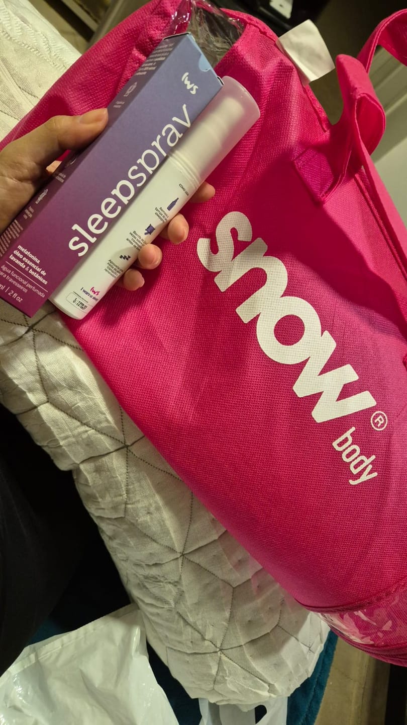 Customer photo review of BRINDE | Sleepspray™️ IWS - Spray multifuncional para sono profundo