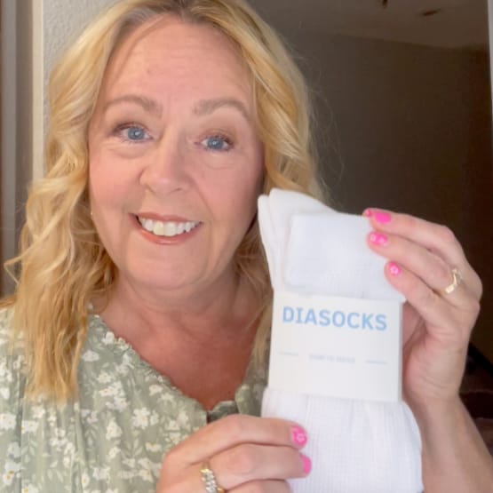 Customer photo review of Diasocks Stödstrumpor (15-20 mmHg)