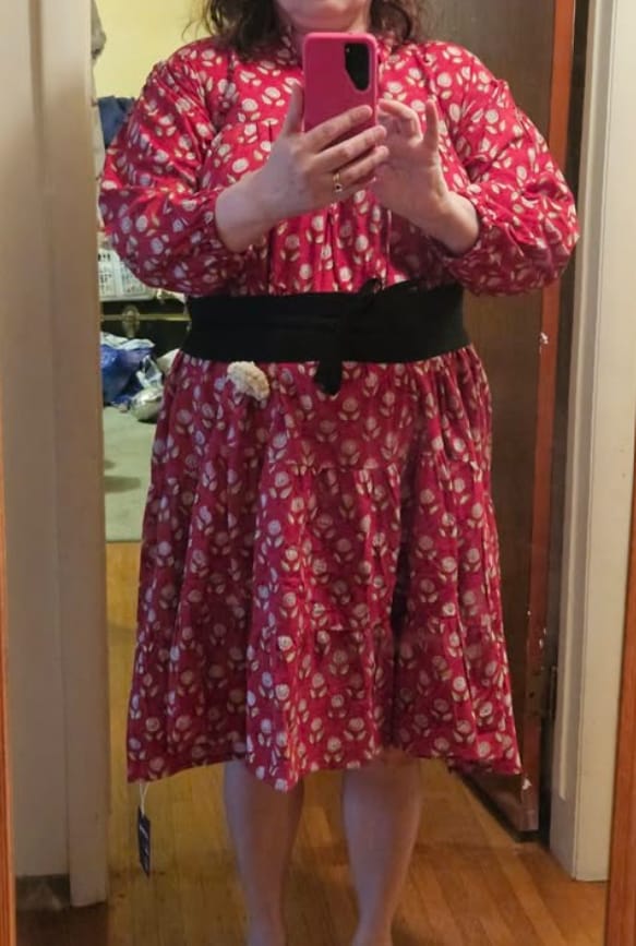 Customer photo review of NEW! Wool Obi Wrap Belt
