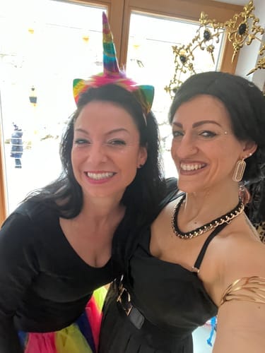 Customer photo review of Replay-able Masquerade Murder Mystery Dinner Party Game for Up to 20 Adults - Host Your Own Dinner Party Game Night - Masquerade Venetian Carnival Theme - Mardi Gras Fancy Dress Dinner Party V2