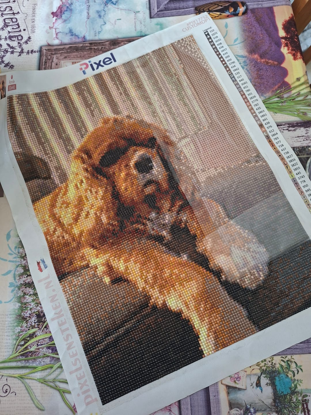 Customer photo review of Diamond Painting Eigen Foto - Snelle Levering