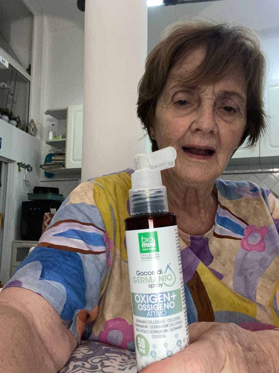 Customer photo review of OXIGEN+ Germanio Colloidale Spray: Benessere, Energia e Detox - 100ml