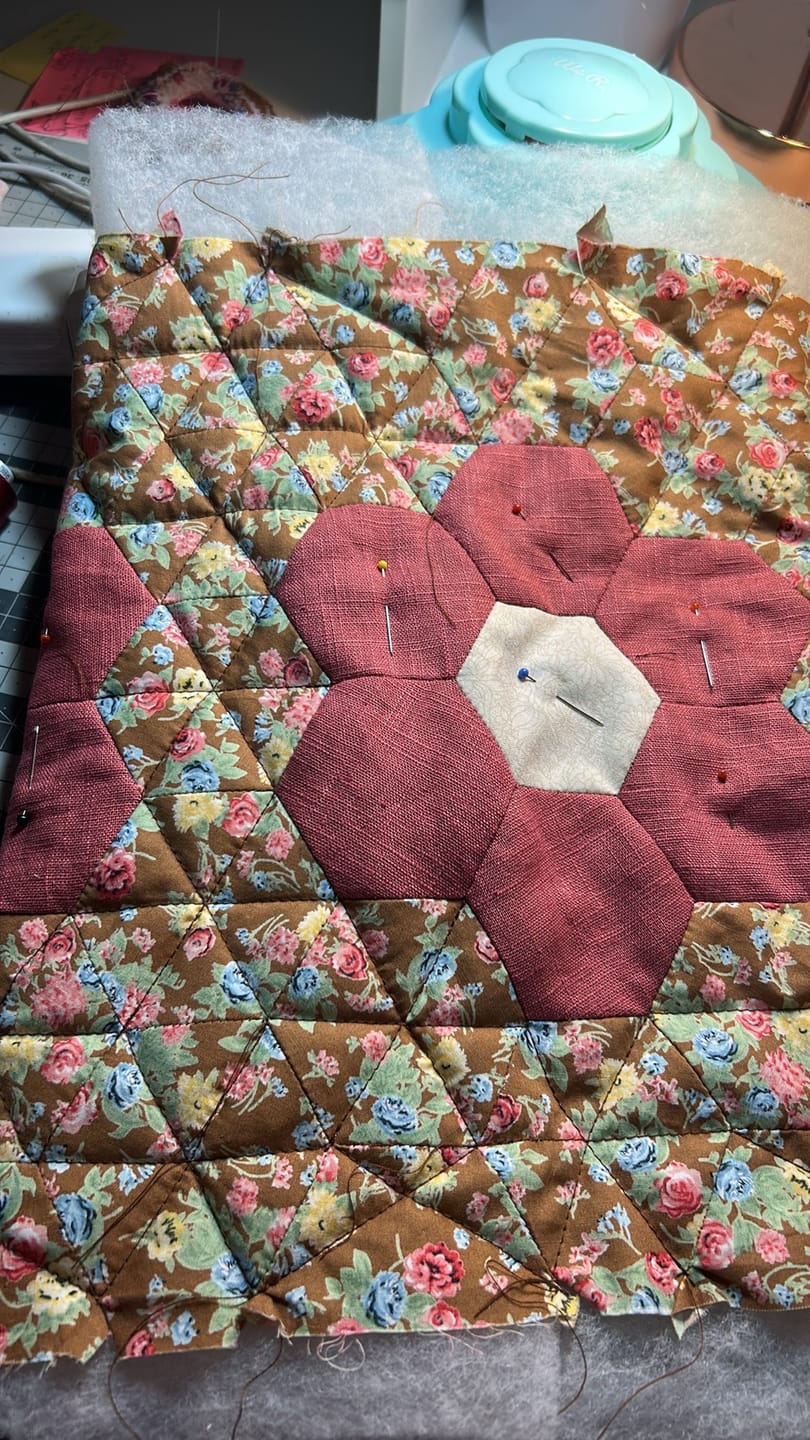 Customer photo review of 2oz Fire Retardant Wadding - 90cm wide