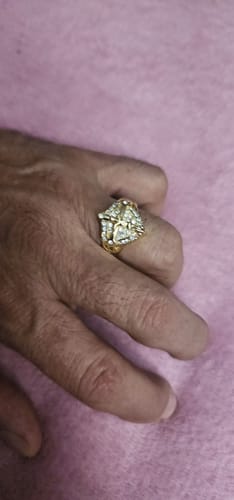 Customer photo review of FREE Today: Divine Shield Crucifix Luxurious Ring: A Bold Testament of Faith and Devotion