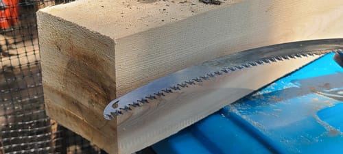 Customer photo review of Tree Trimming/Wood Cutting – Japanese Teeth 6 TPI Reciprocating Saw Blade