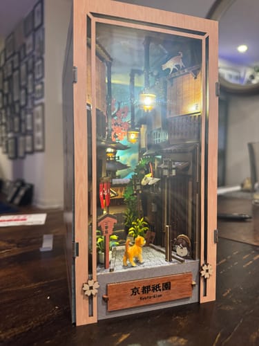 Customer photo review of Kyoto Gion Book Nook Kit