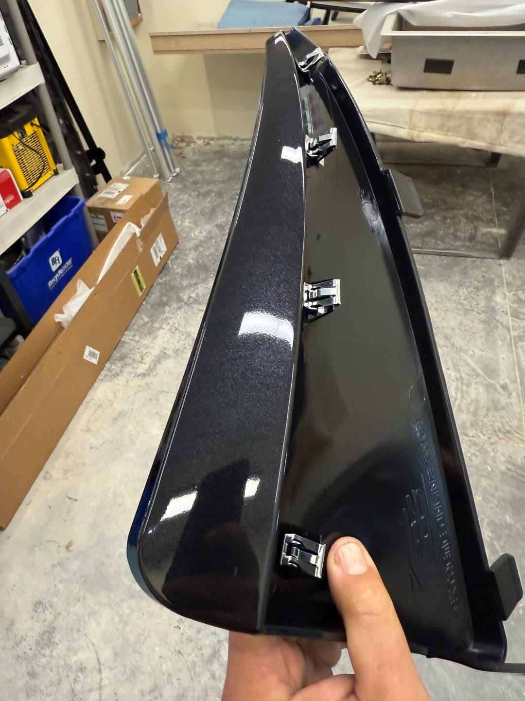 Customer photo review of Chevrolet Corvette C8 XL Extended Front & Rear Splash Guard