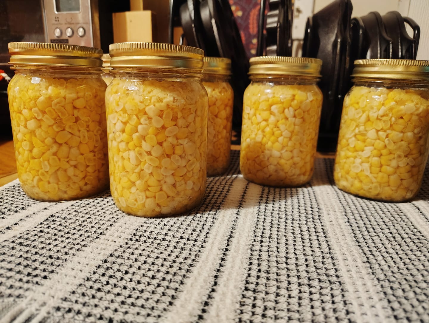 Customer photo review of Regular Mouth Pint Canning Jars - 12 Pack - Includes Lids & Bands