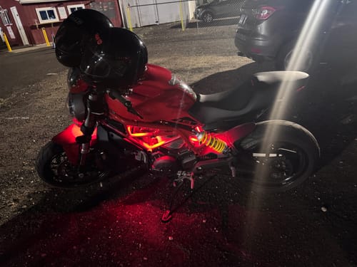 Customer photo review of Easy Install Moto LED Light Kit
