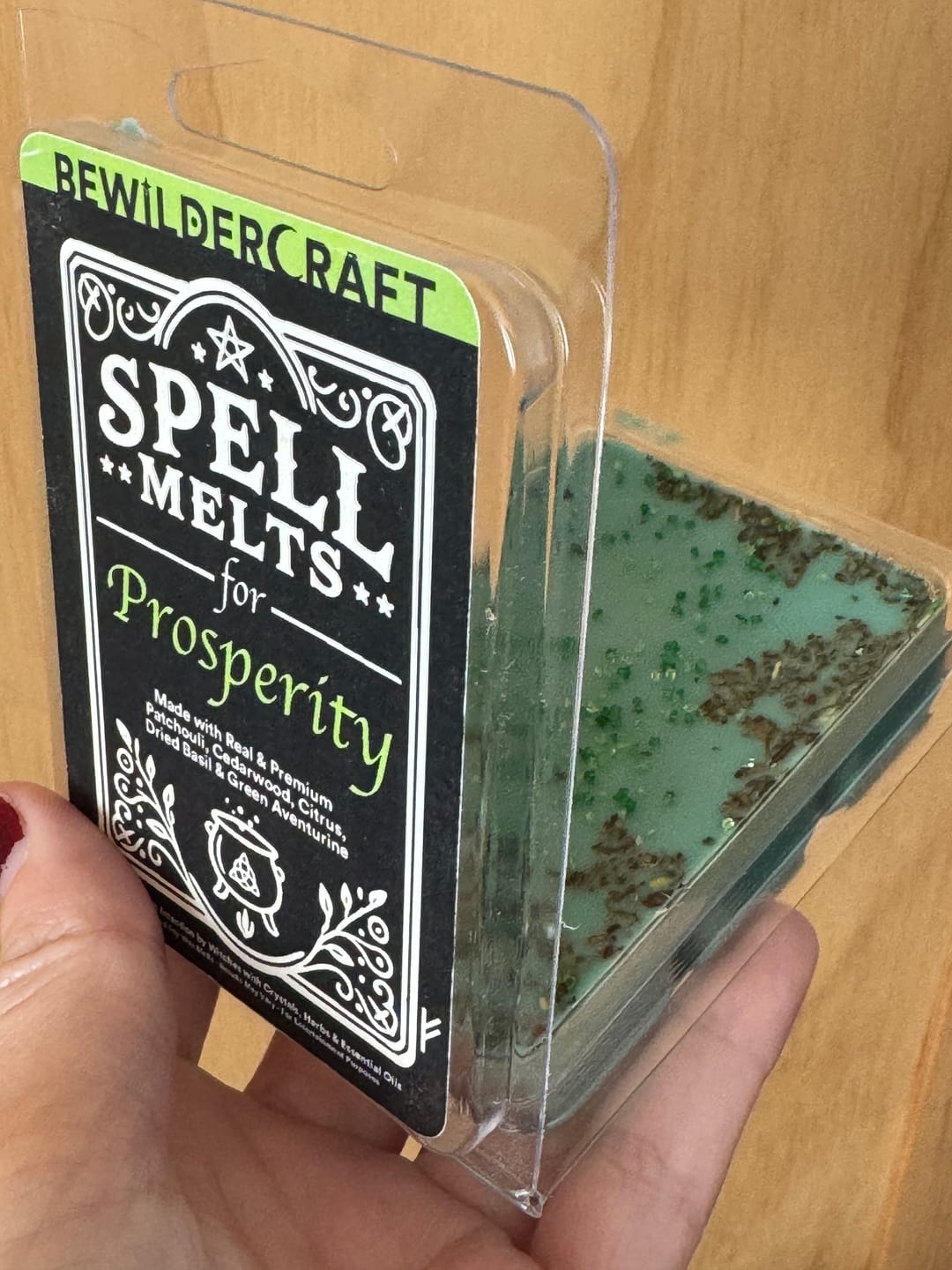 Customer photo review of Spell Melts for Prosperity Wax Melts