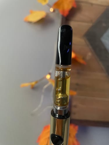 Customer photo review of 1 Gram THC-A Full Spectrum Vape Cartridge | Sour Tangie - Sativa
