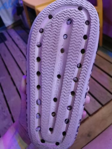 Customer photo review of HappyFlops Limited Editions