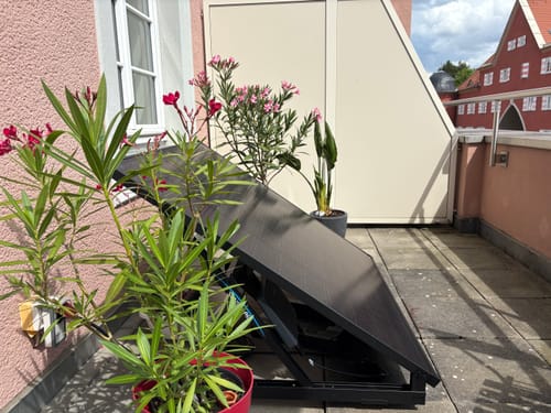 Customer photo review of Ray Garten oder Flachdach Balkonkraftwerk