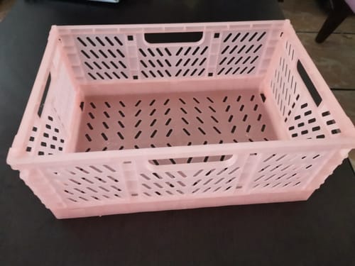 Customer photo review of Caja Plegable, Room2Room, Color Rosa