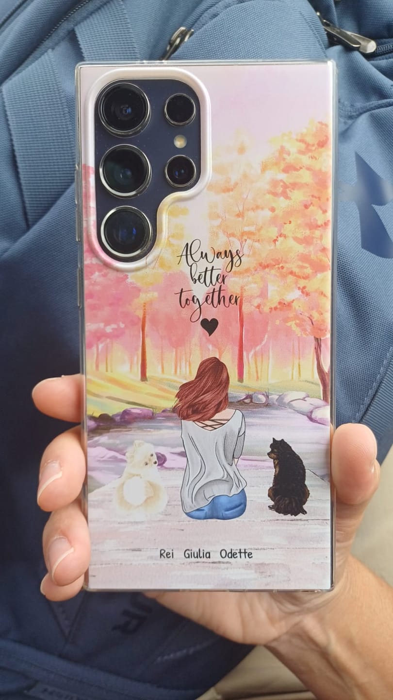 Customer photo review of Insieme al mio animale domestico – Custodia per il telefono personalizzata