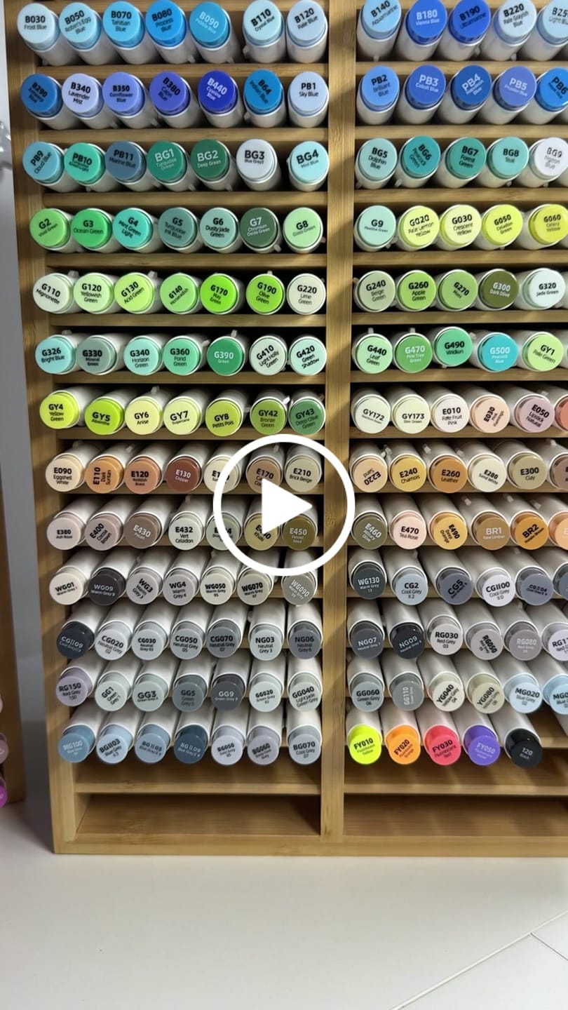 Customer video review of Ohuhu Bamboo Marker Organizer (Europe Only)