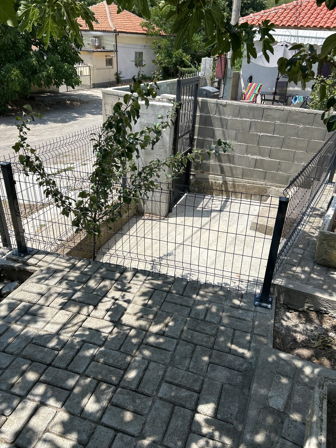 Customer photo review of Оградни колове с планка