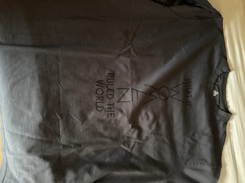 Customer photo review of WHAT IF WOMEN RULED THE WORLD - טי
