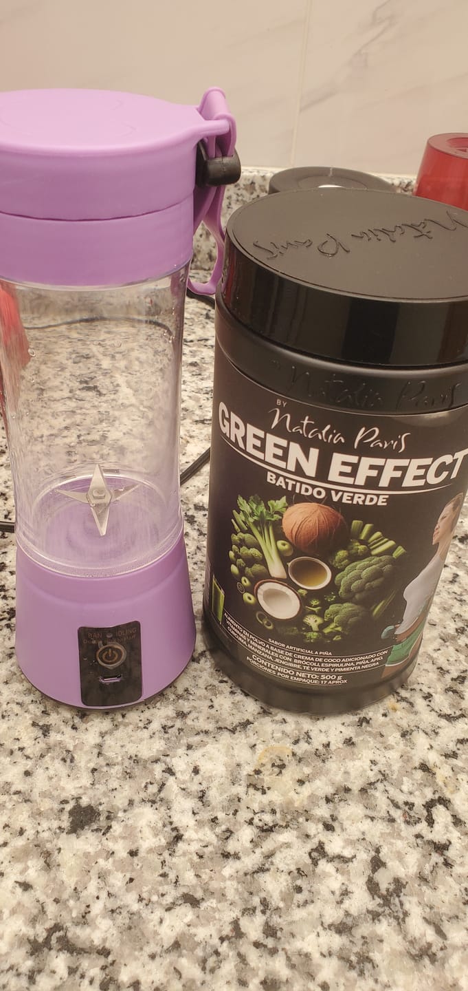 Customer photo review of Batido Verde Quemador Green Effect by Natalia Paris x 500 g