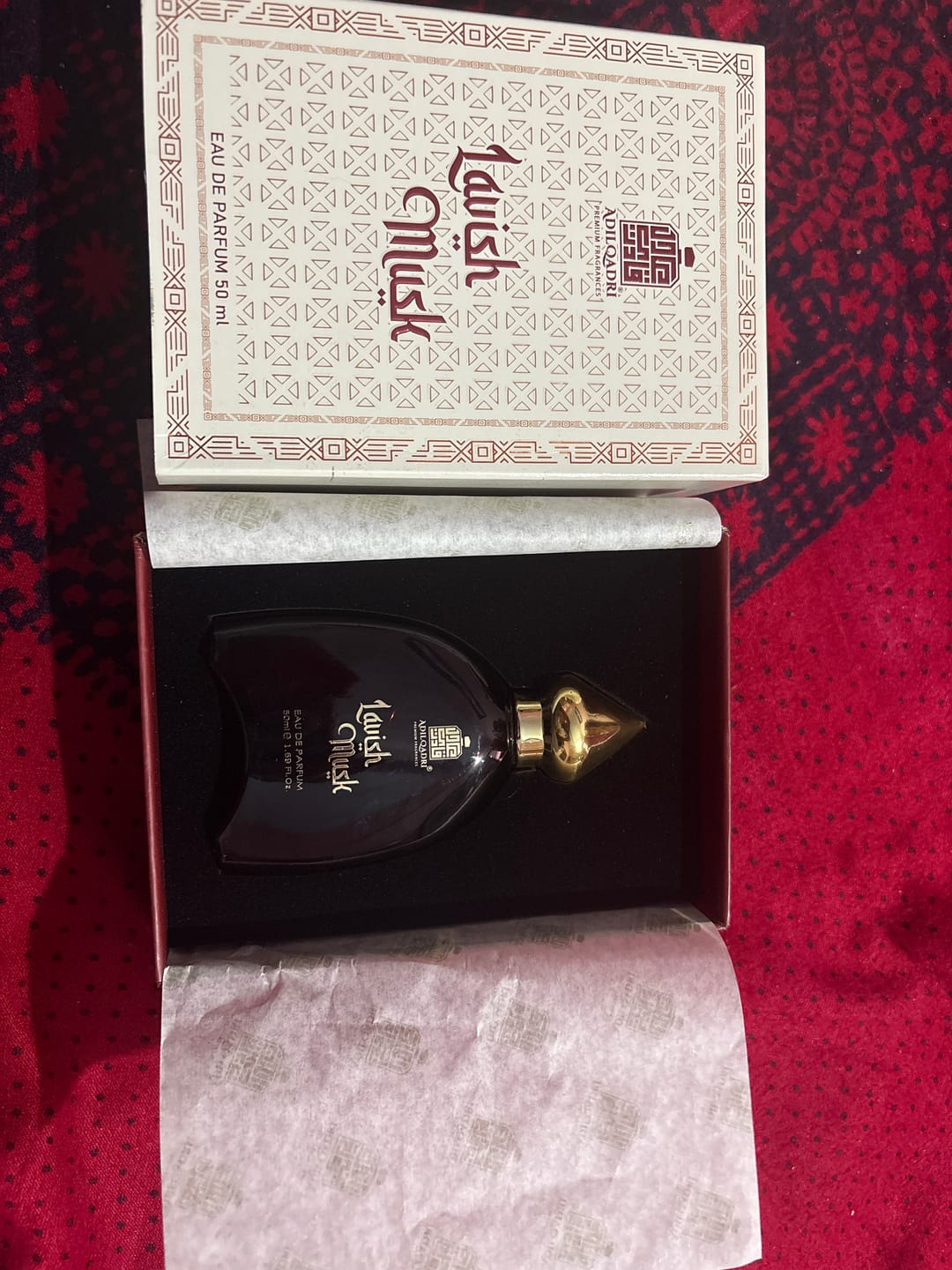 Customer photo review of Lavish Musk Perfume Spray