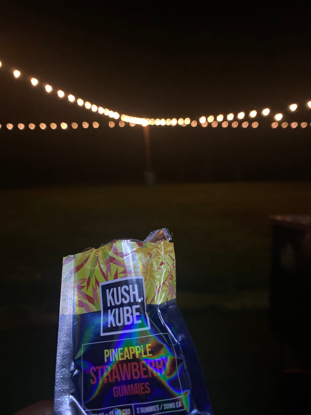 Customer photo review of Pineapple Strawberry Kush Kube - 15mg THC