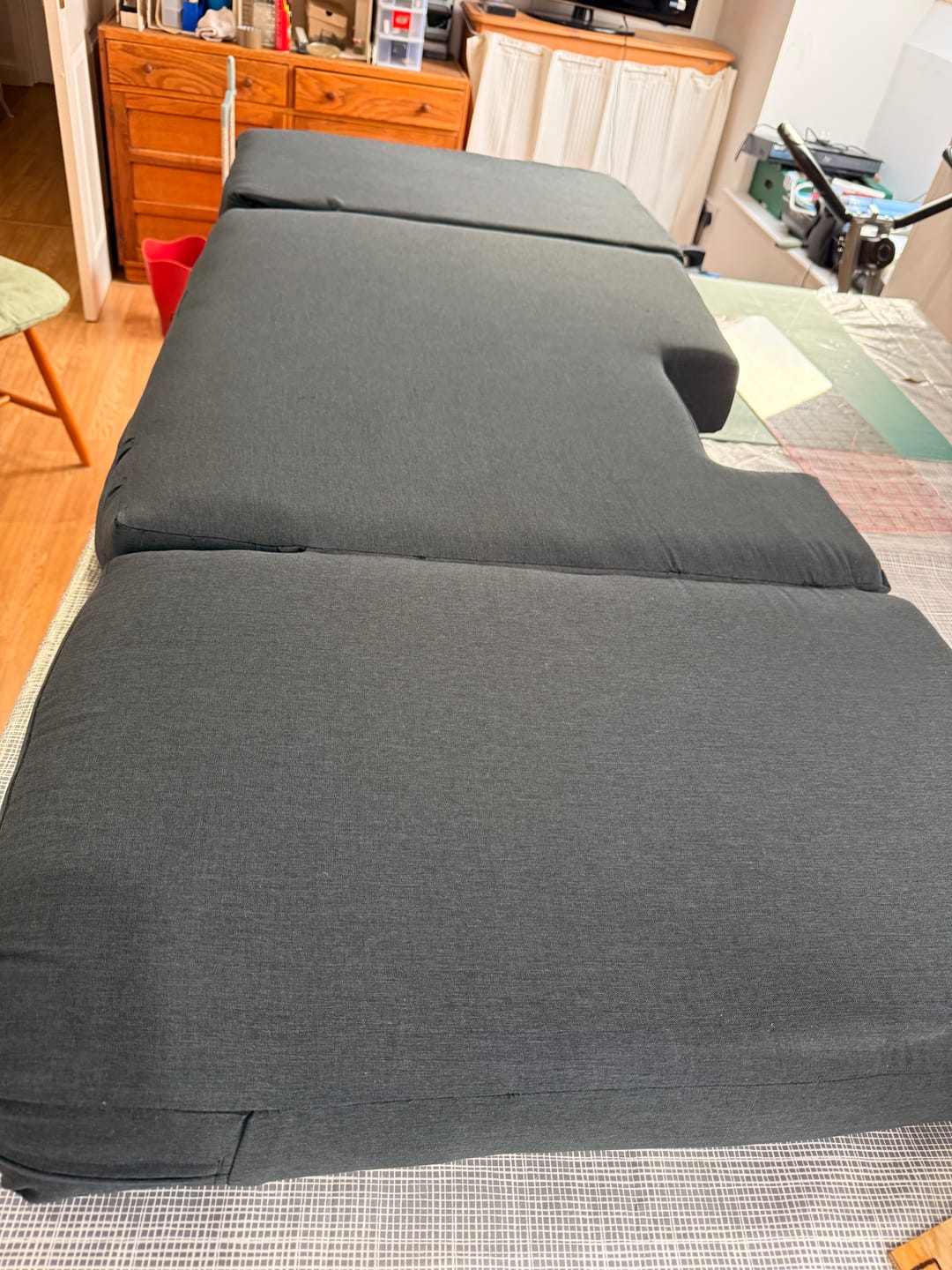 Customer photo review of Plain Water Resistant Polyester Fabric